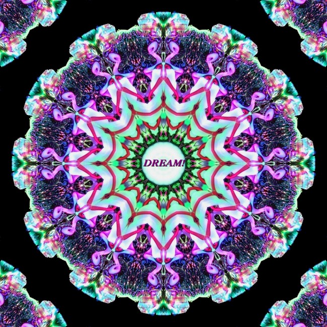 Neon Starburst Dream Mandala by Crystal A Murray Neon Starburst Dream Mandala by Crystal A Murray