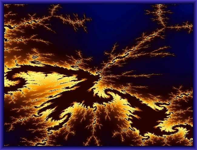 Golden Fractal Lightning by Crystal A Murray, CC License = Attribution, Noncommercial, Share Alike