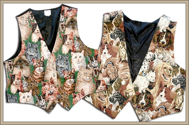 Cute Vests by Flickr User TheUglySweaterShop, CC License = Attribution