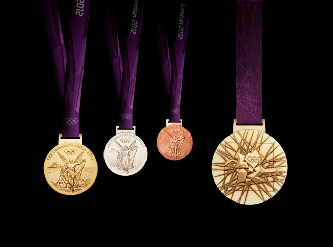 Olympic Medals by Flickr User  Welsh Government / Llywodraeth Cymru, CC License = Attribution, Noncommercial, No Derivative Works