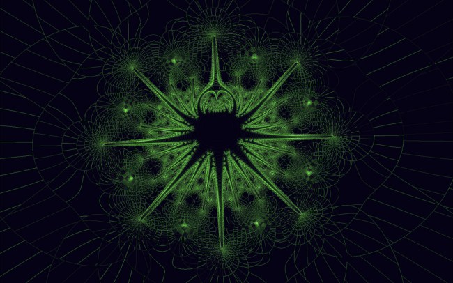 Green Spider Fractal by Flickr User Ahmed Sagarwala, CC License = Attribution, Noncommercial, No Derivative Works