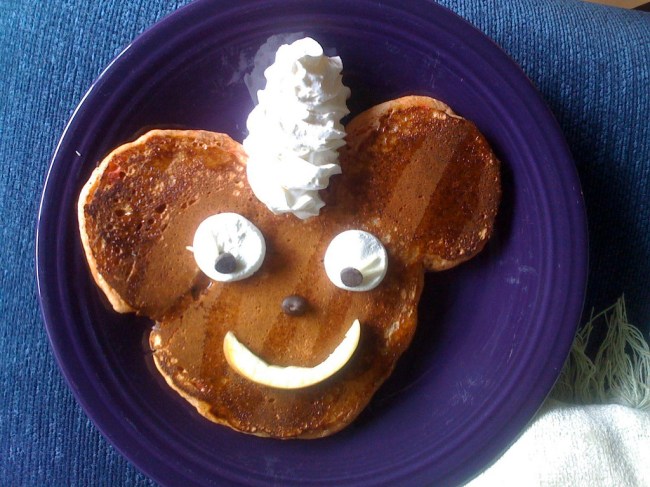 Pancake Face by Flickr User Kevin Severud, CC License = Attribution, Share Alike
