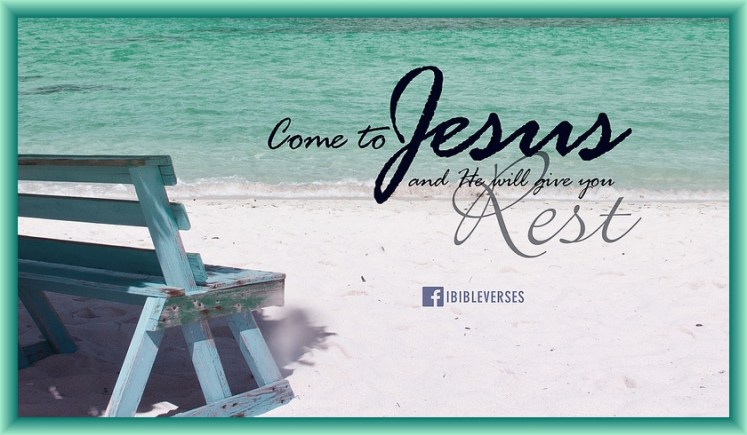 Jesus is the Rest by Flickr User jubileelewis, CC License = Attribution