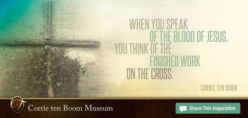 Finished Work of the Cross by Flickr User Corrie Ten Boom Museum, CC License = Attribution, Noncommercial, No Derivative Works