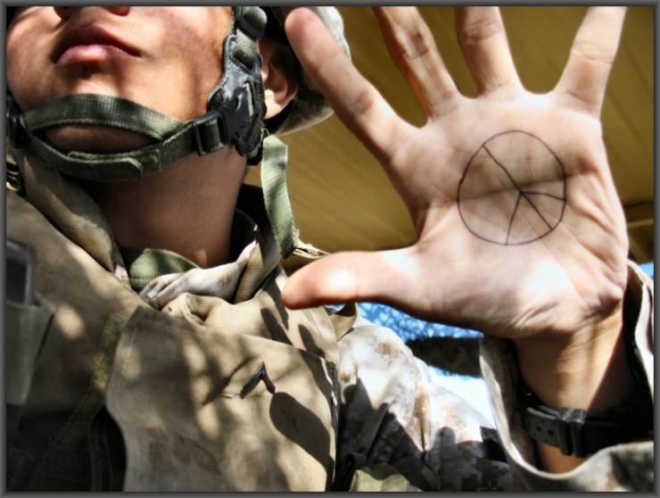 War and Peace by Flickr User Jayel Aheram, CC License = Attribution