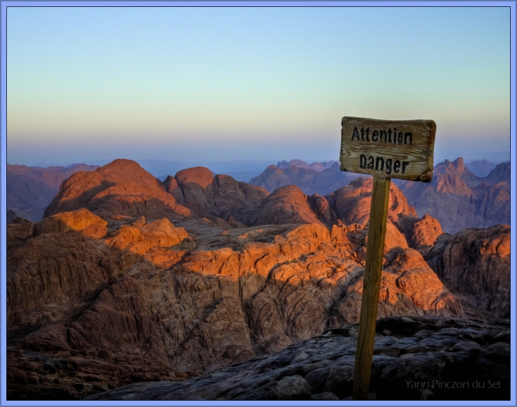Mt Sinai by Sunrise by Flickr User Yann Pinczon du Sel, CC License = Attribution, Noncommercial, Share Alike