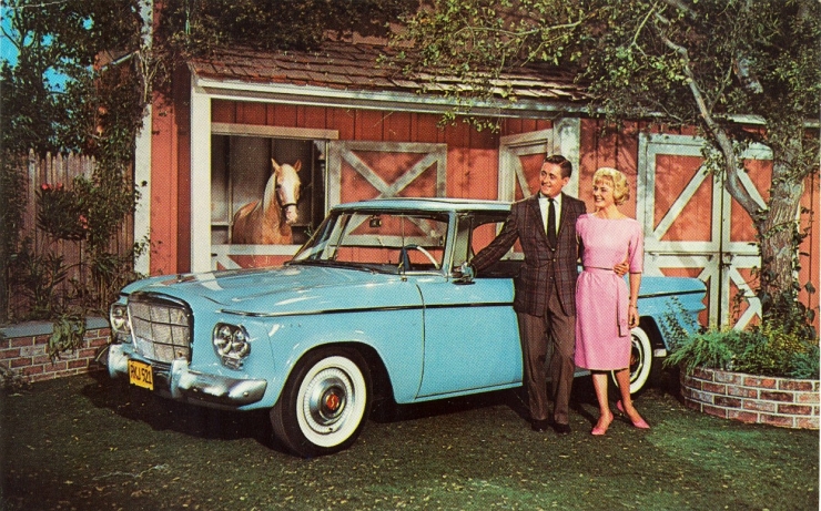 1962 Studebaker Lark Skytop Hardtop on Set of Mr. Ed TV Show by Flickr User Alden Jewell, CC License = Attribution
