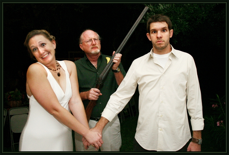Shotgun Wedding by Flickr User Matthew C Wright, CC License = Attribution, Noncommercial, Share Alike