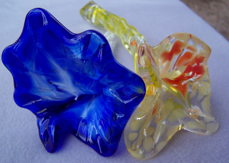 Glass Flowers by Flickr User Arizona Shona, CC License = Attribution, Noncommercial, No Derivative Works