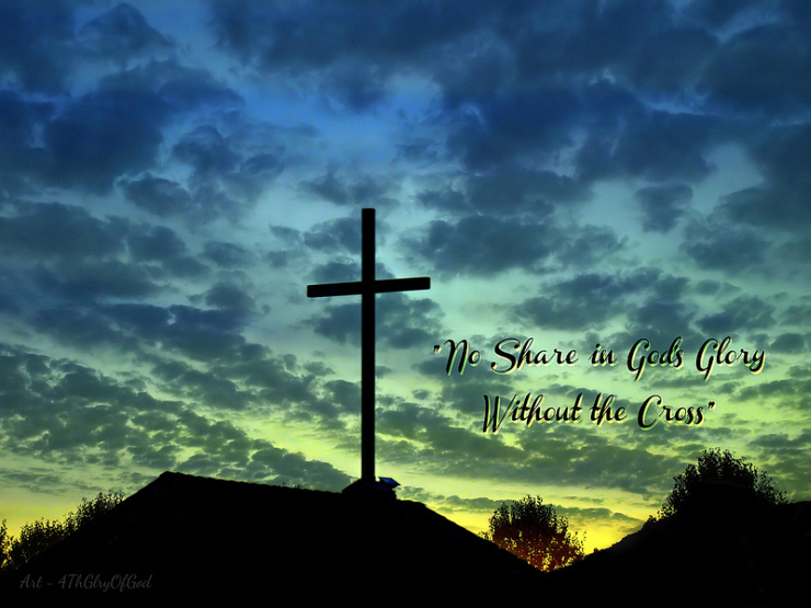No Share in God's Glory Without the Cross by Flickr User Sharon of Art4TheGlryOfGod, CC License = Attribution, No Derivative Works